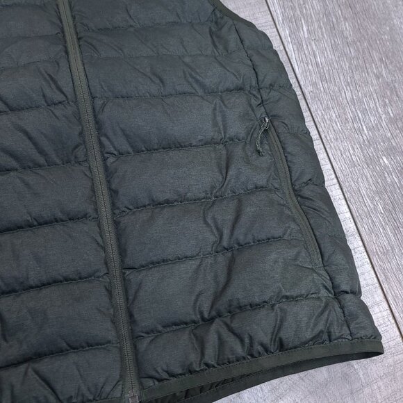 Eddie Bauer Vest Mens Small Green EB 600 Down Puffer Quilted Outdoor Hiking - Picture 4 of 10